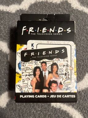 FRIENDS Playing Cards — Black with Multicolor Accent Artwork